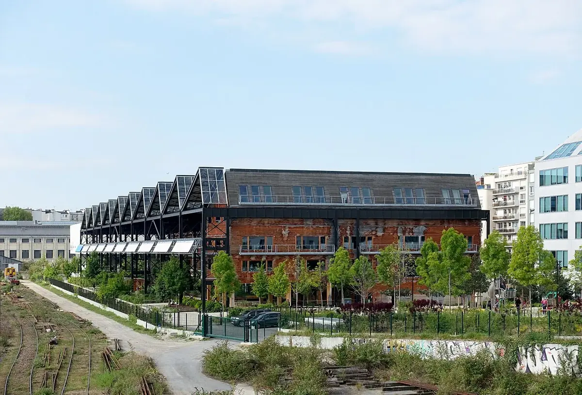 Halle Pajol photographed in April 2017