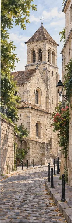 Illustration éditoriale : Saint-Pierre, à côté du Sacré-Cœur